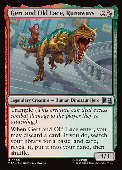 Gert and Old Lace, Runaways - Marvel Super Heroes Commander - 568