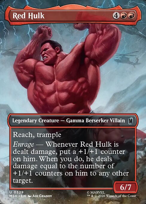 Red Hulk - Marvel Super Heroes - 329