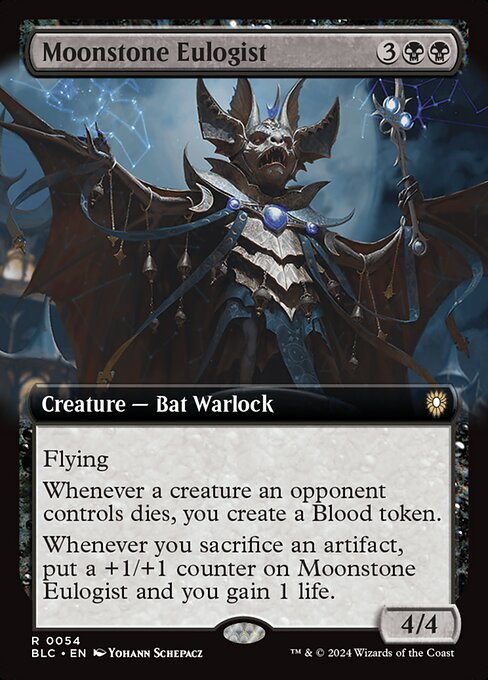Moonstone Eulogist - Bloomburrow Commander - 54