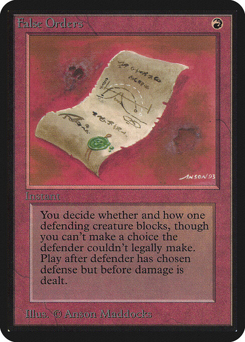 False Orders - Limited Edition Alpha - 147