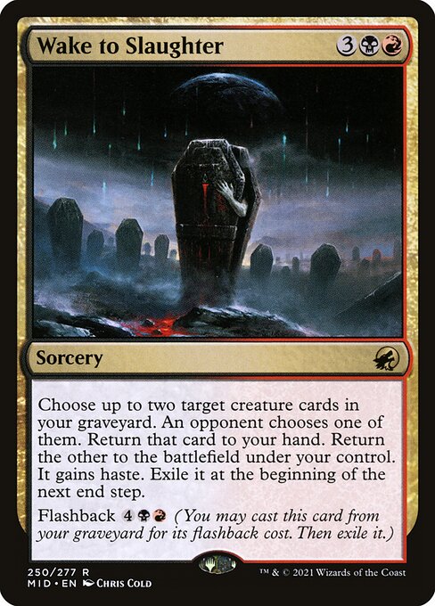 Wake to Slaughter - Innistrad: Midnight Hunt - 250