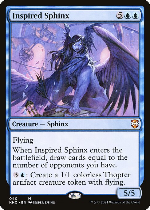 Inspired Sphinx - Kaldheim Commander - 40