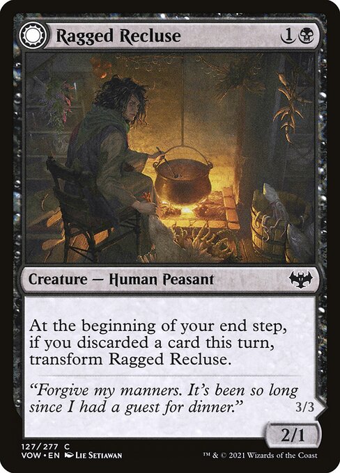 Ragged Recluse // Odious Witch - Innistrad: Crimson Vow - 127