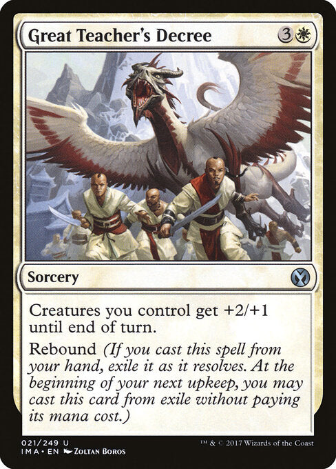 Great Teacher's Decree - Iconic Masters - 21
