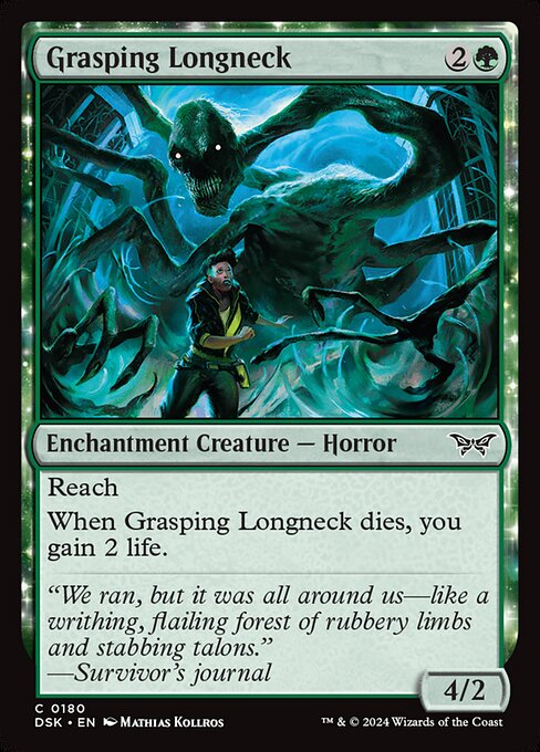 Grasping Longneck - Duskmourn: House of Horror - 180