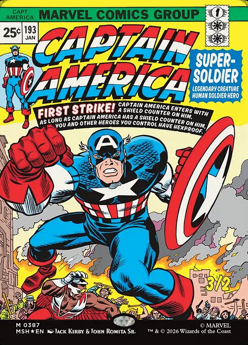 Captain America, Super-Soldier - Marvel Super Heroes - 387