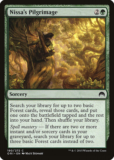 Nissa's Pilgrimage - Magic Origins - 190