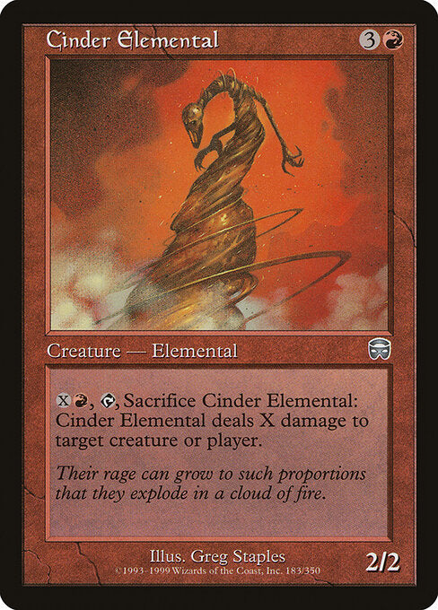 Cinder Elemental - Mercadian Masques - 183