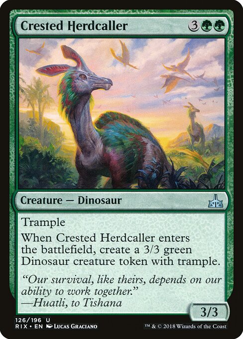 Crested Herdcaller - Rivals of Ixalan - 126