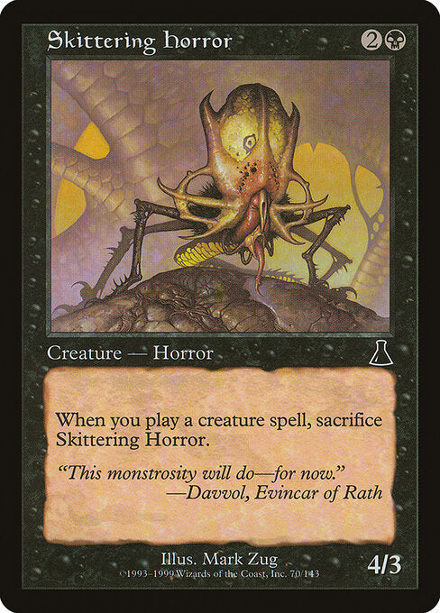 Skittering Horror - Urza's Destiny - 70