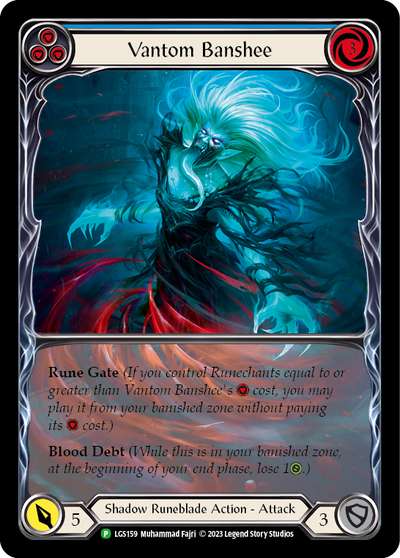 Vantom Banshee (Blue) (Extended Art) [LGS159] (Promo)  Rainbow Foil