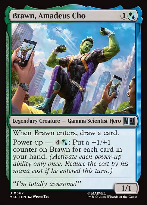Brawn, Amadeus Cho - Marvel Super Heroes Commander - 567