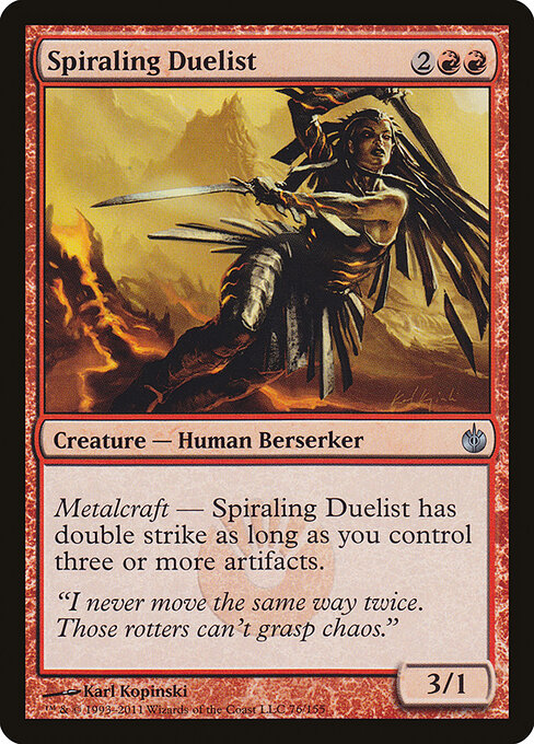 Spiraling Duelist - Mirrodin Besieged - 76