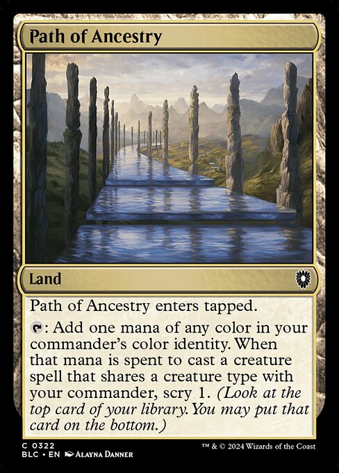 Path of Ancestry - Bloomburrow Commander - 322