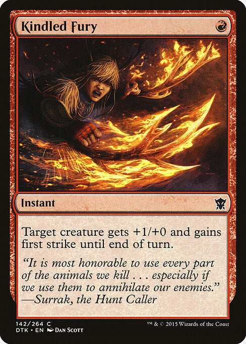 Kindled Fury - Dragons of Tarkir - 142