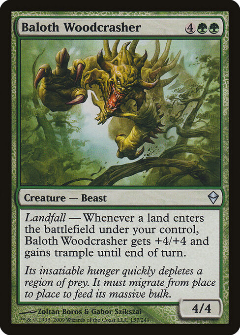Baloth Woodcrasher - Zendikar - 157