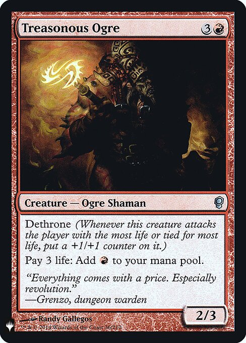 Treasonous Ogre - The List - CNS-36