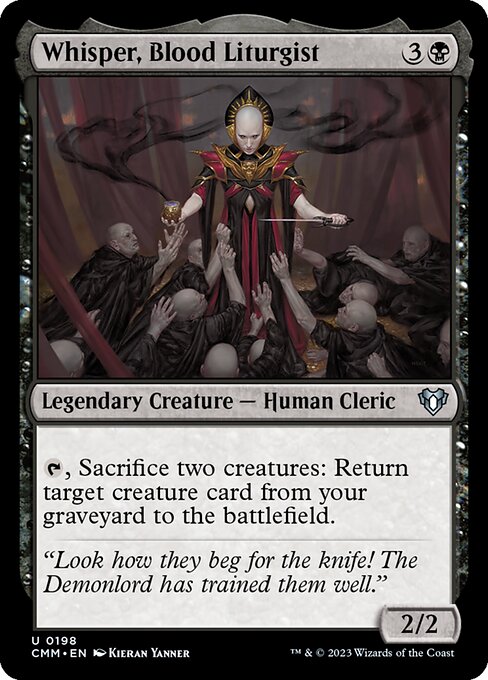 Whisper, Blood Liturgist - Commander Masters - 198