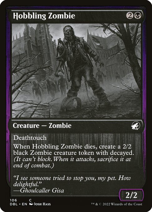 Hobbling Zombie - Innistrad: Double Feature - 106