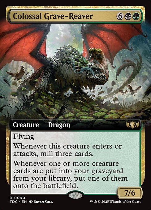 Colossal Grave-Reaver - Tarkir: Dragonstorm Commander - 90