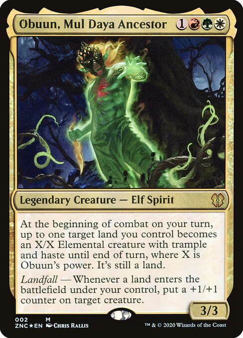Obuun, Mul Daya Ancestor - Zendikar Rising Commander - 2
