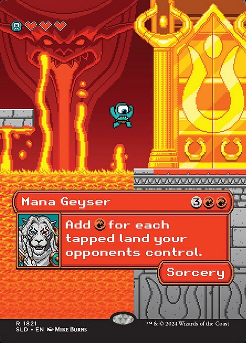 Mana Geyser - Secret Lair Drop - 1821
