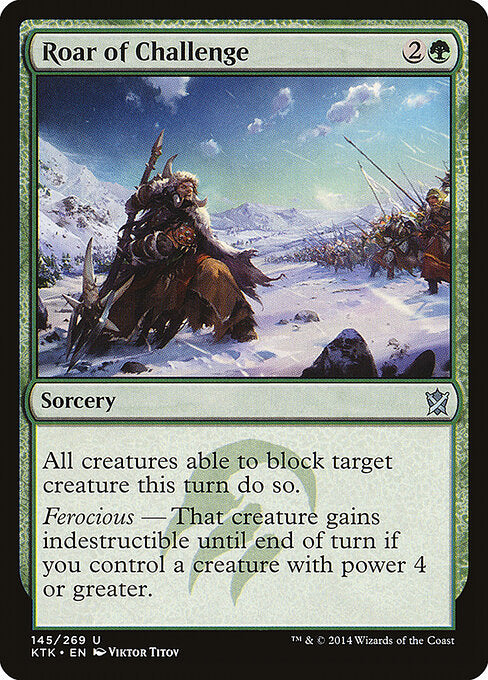 Roar of Challenge - Khans of Tarkir - 145