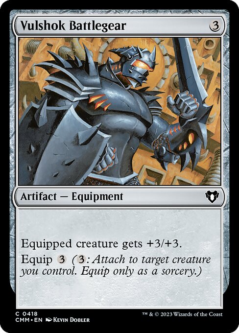 Vulshok Battlegear - Commander Masters - 418