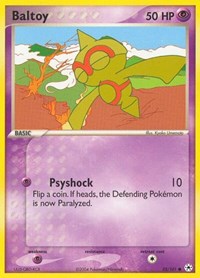 Baltoy - 52/101 - EX Hidden Legends - 52/101