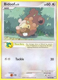 Bidoof - Mysterious Treasures - 73/123
