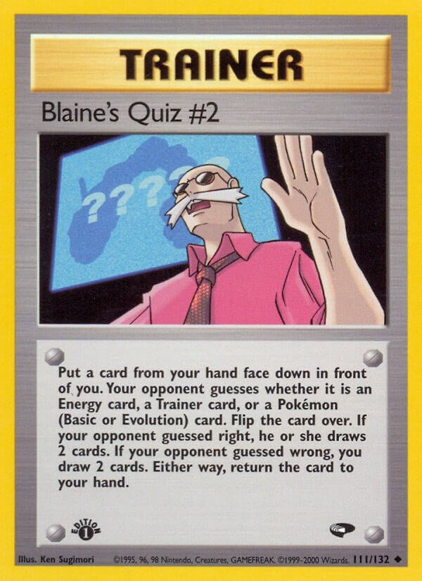 Blaine's Quiz #2 (111/132) (G2)
