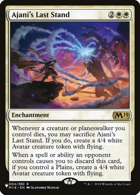 Ajani's Last Stand - The List - M19-4