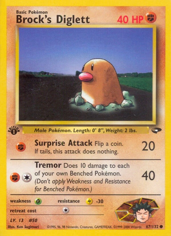 Brock's Diglett (067/132) (G2)