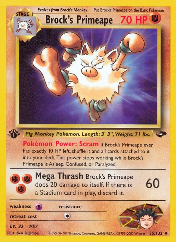 Brock's Primeape (035/132) (G2)