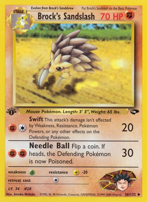 Brock's Sandslash (036/132) (G2)