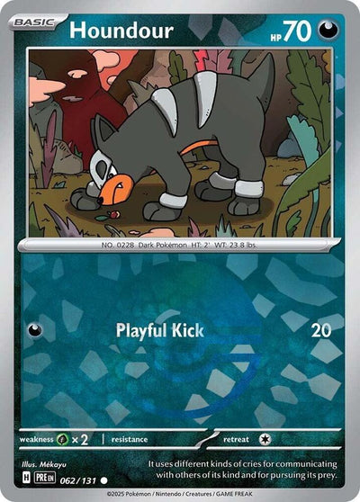 Houndour (062/131) (Poke Ball Pattern) [Scarlet & Violet: Prismatic Evolutions]