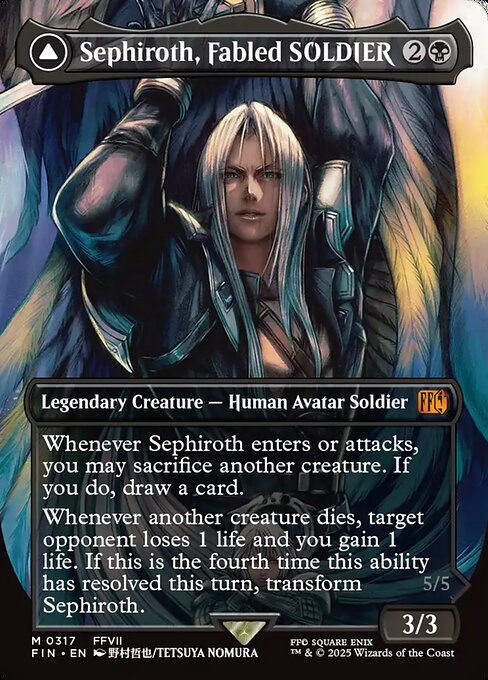 Sephiroth, Fabled SOLDIER // Sephiroth, One-Winged Angel - Final Fantasy - 317