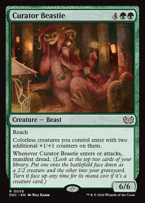 Curator Beastie - Duskmourn: House of Horror Commander - 30