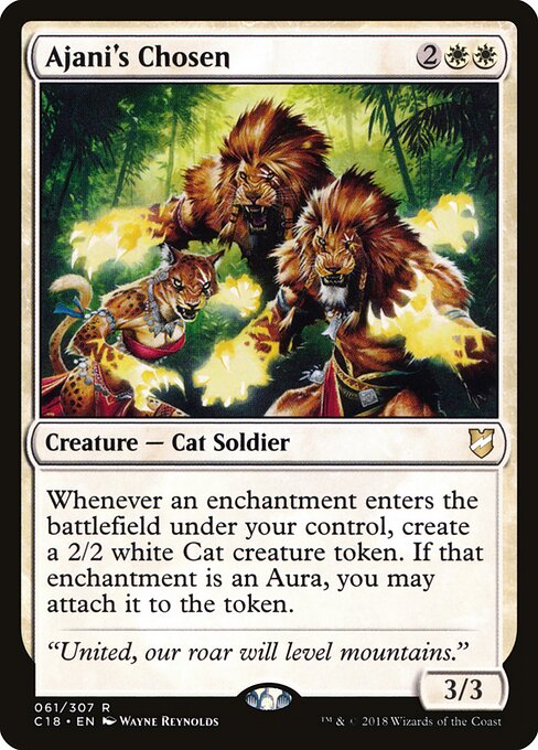 Ajani's Chosen - Commander 2018 - 61