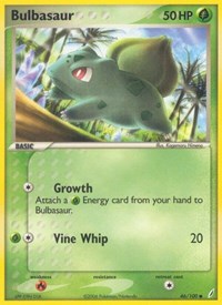 Bulbasaur - 046/100 - EX Crystal Guardians - 46/100