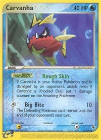 Carvanha - EX Ruby and Sapphire - 51/109