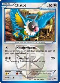 Chatot (Team Plasma) - Plasma Blast - 77/101