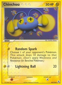 Chinchou - EX Legend Maker - 50/92