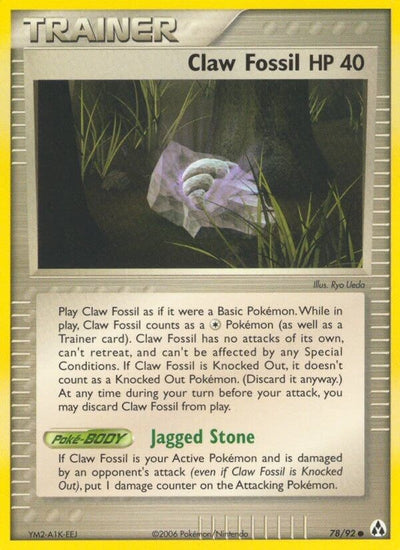 Claw Fossil (78/92) (LM)