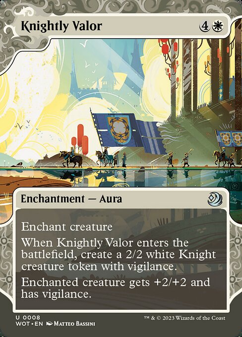Knightly Valor - Wilds of Eldraine: Enchanting Tales - 8