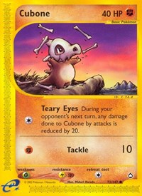 Cubone - Aquapolis - 072/147