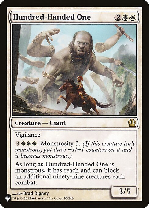 Hundred-Handed One - The List - THS-20
