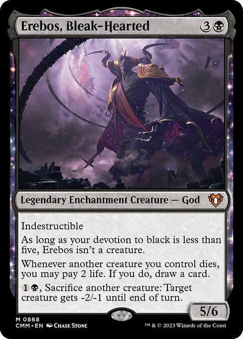 Erebos, Bleak-Hearted - Commander Masters - 868
