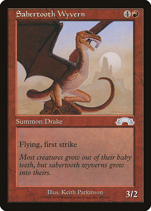 Sabertooth Wyvern - Exodus - 99