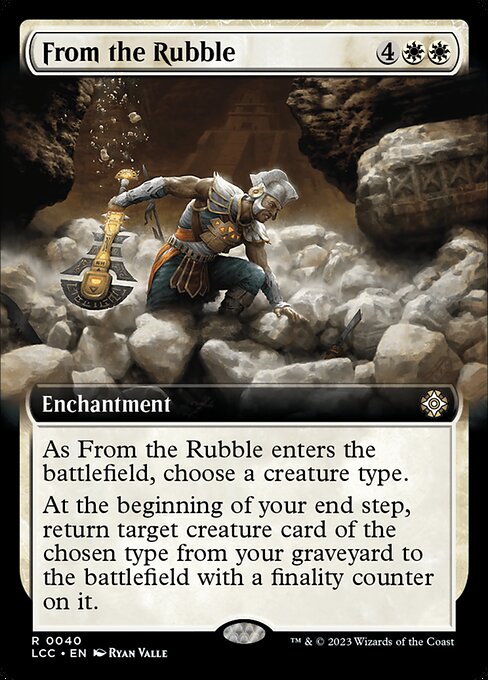 From the Rubble - The Lost Caverns of Ixalan Commander - 40